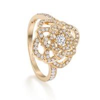 Floresco Rose Gold and Diamond Ring - Ring Size O