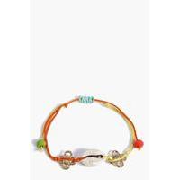 Fluorescent Corn & Shell Bracelet - multi