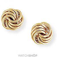 flat knot earrings