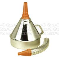 FM20F Funnel Metal with Flexi Spout & Filter 200mm