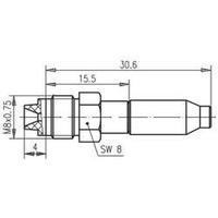 FME connector Socket, straight 50 ? Telegärtner J01701A0008 1 pc(s)