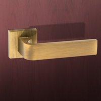 FMS413YB Monza Forme Designer Lever on Minimal Square Rose - Yester Bronze