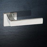 FMS254PC Asti Forme Designer Lever on Minimal Square Rose - Polished Chrome