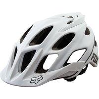 fox flux helmet matte white