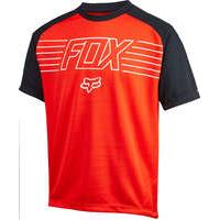 fox ranger print short sleeve youth jersey red