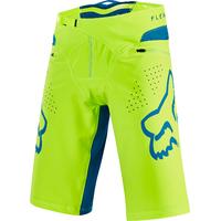 fox flexair mtb shorts flo yellow