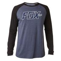 Fox Gemstone Raglan LS Tech Tee Pewter