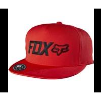 Fox Lampson Snapback Cap RED