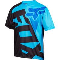 Fox Ranger Short Sleeve Kids Jersey Cyan