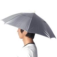 Foldable Outdoor Sports Golf Fishing Hunting Camping Sun Brolly Umbrella Hat Cap Blue