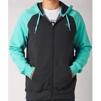 fox sekwell zip fleece hoody heather blue