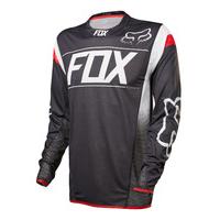 fox flexair dh ls jersey blackwhite