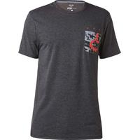 fox eyecon pocket tee heather black