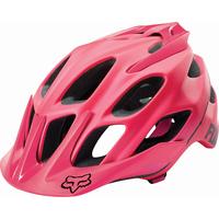 fox flux solids womens helmet pink