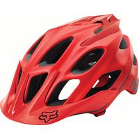 Fox Flux Solids Helmet Red