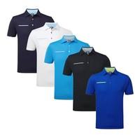 Footjoy Smooth Pique with Half Band Cuff Polo Shirts