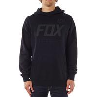 fox armado pullover hoodie fleece black