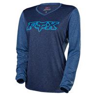 Fox Indicator LS Womens Jersey Heather/Navy