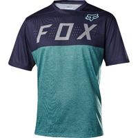 fox indicator ss jersey heather blue