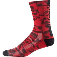 Fox Creo 8 inch Trail Sock Red