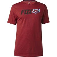 Fox Obsessed SS Tee Heather Red