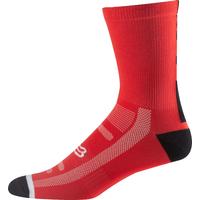 Fox Logo 8 inch Trail Sock Red