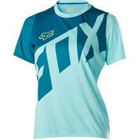 fox ripley womens ss jersey ice blue