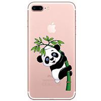 For Apple iPhone 7 7 Plus 6s 6 Plus Case Cover Panda Pattern Painted High Penetration TPU Material Soft Case Phone Case