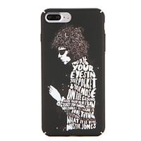 For Apple iPhone 7 7Plus Pattern Case Back Cover Case Word / Phrase Hard PC 6s plus 6 plus 6s 6