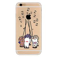 For Apple iPhone 7 7Plus 6S 6Plus Case Cover Kitten Pattern HD TPU Phone Shell Material Phone Case