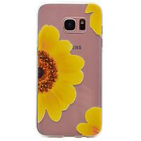 for samsung galaxy s8 plus s6 sunflower pattern tpu high purity transl ...