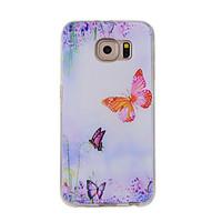 For Samsung Galaxy S7Edge S7 S6Edge S6 S5 S4 Case Cover Butterfly Painted Pattern TPU Material Phone Case