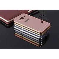 For Samsung Galaxy Case Shockproof / Plating / Mirror Case Back Cover Case Solid Color Metal Samsung J7