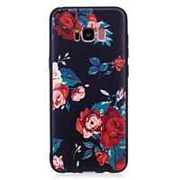 For Samsung Galaxy S8 S8 Plus Case Cover Flower Pattern Painted Feel TPU Soft Case Phone Case S7 Edge S7
