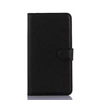 For Wiko Case Card Holder / with Stand / Flip Case Full Body Case Solid Color Hard PU Leather Wiko