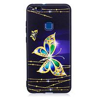 For Huawei P8 Lite(2017) P9 Lite Case Cover Butterfly Pattern Painted Embossed Feel TPU Soft Case Phone Case P10 Lite P10 Y5 II Honor 6X