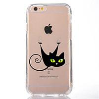 For Transparent Pattern Case Back Cover Case Lovely Cat Soft TPU for IPhone 7 7 Plus iPhone 6s 6 Plus iPhone 6s 6 iPhone 5s 5 5E 5C 4 4s