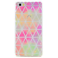 for huawei mate 9 p10 plus triangle pattern soft tpu material phone ca ...