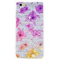 For HUAWEI Mate 9 P10 Plus Flower Pattern Soft TPU Material Phone Case for P10 P8 Lite(2017) P8 Lite Y5 II Y6 II Nove Honor 6X