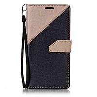 For LG K7 K10 Case Cover Two Colors Stitching Card Stent Lanyard PU Material Phone Case LG G6 V20