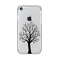 For Transparent Pattern Case Back Cover Case Cartoon Tree Soft TPU for IPhone 7 7Plus iPhone 6s 6 Plus iPhone 6s 6 iPhone 5s 5 5E 5C 4 4s