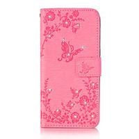 For Samsung Galaxy S8 Plus S8 Case Cover Butterfly Love Flowers Pattern Embossed Point Drill PU Material Phone Case S7 S6 (Edge) S7 S6 S5