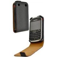 fonerange executive leather slim case cover black for blackberry curve ...