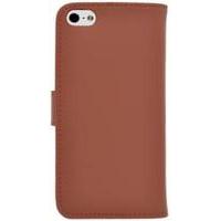 Fonerange iPhone 5 Slim Executive wallet Flip Leather Stand Case Cover Brown