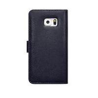 Fonerange Samsung Galaxy S6 Edge TPU Leather Wallet Case Black