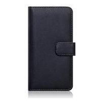 Fonerange Samsung Galaxy Note 5 PU Leather Wallet Case Tan Interior - Black