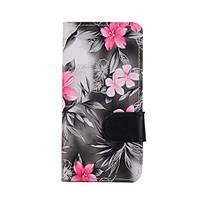 For Apple iphone 7 iphone7 Plus iphone6s iphone6s Plus iphone6 iphone6 plus iphoneSE iphone5s iphone5 Flowers PU Leather Case