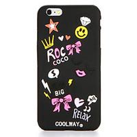 For Pattern Case Back Cover Case 3D Cartoon Soft Silicone for Apple iPhone 7 Plus iPhone 7 iPhone 6s Plus iPhone 6 Plus iPhone 6s iPhone 6