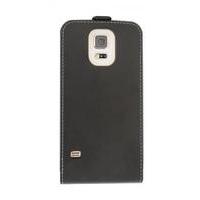 Fonerange Samsung Galaxy S5 G900 Leather Flip Case/ Cover- Black