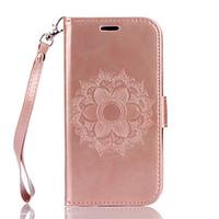 For LG K10 K8 K7 G4 G3 PU Leather Material Datura Flowers Pattern Butterfly Phone Case
